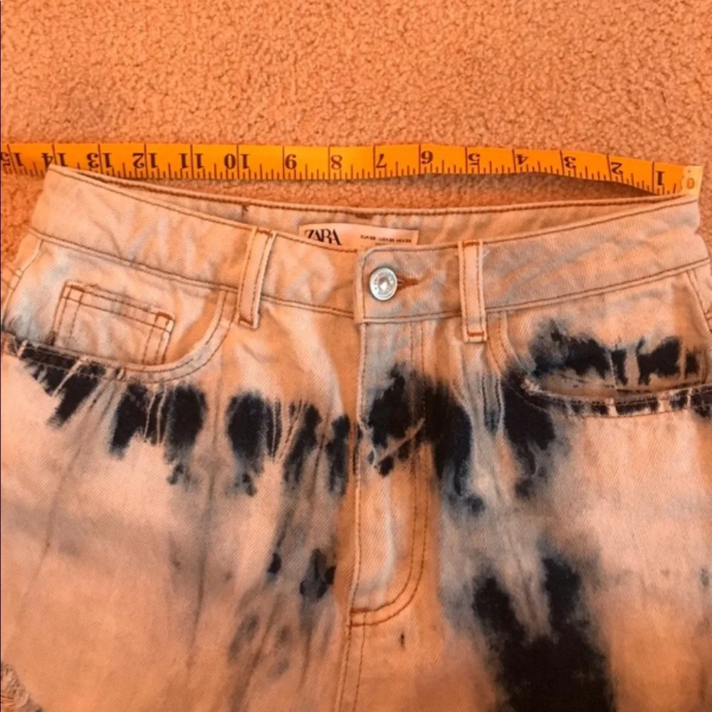 Zara tie dye shorts, size S